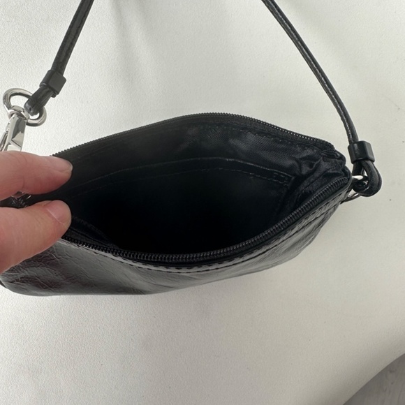 Calvin Klein Black Leather Wristlet - Picture 2 of 8